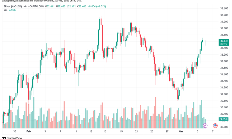 تحليل الفضة 6-3-2025 SILVER XAGUSD
