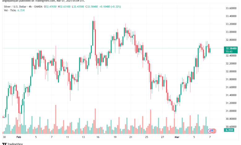 تحليل الفضة7-3-2025 SILVER XAGUSD