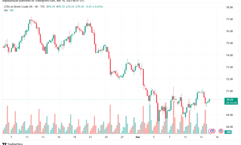 تحليل خام برنت 14-3-2025 BRENT OIL