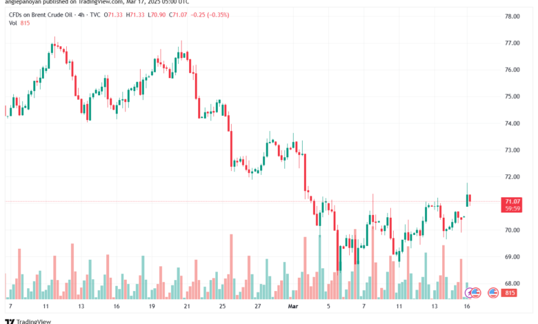 تحليل خام برنت 17-3-2025 BRENT OIL
