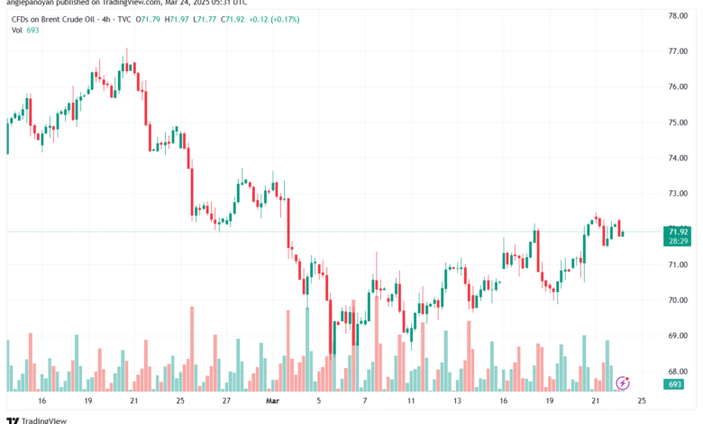 تحليل خام برنت 24-3-2025 BRENT OIL