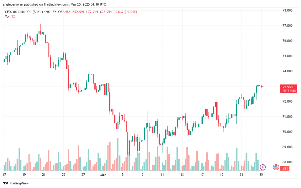 تحليل خام برنت 25-3-2025 BRENT OIL