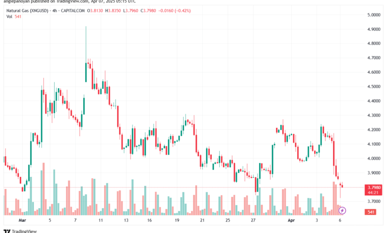 تحليل الغاز الطبيعي NATURAL GAS 7-4-2025