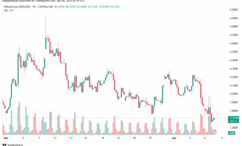 تحليل الغاز الطبيعي NATURAL GAS 8-4-2025