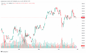 تحليل سهم تسلا الفني TSLA 30-6-2025