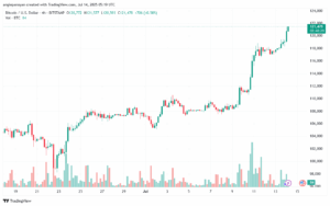 تحليل البتكوين دولار BTCUSD-14-7-2025