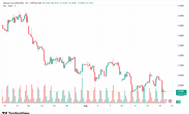 تحليل الغاز الطبيعي NATURAL GAS 20-8-2025