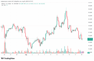 تحليل البتكوين دولار BTCUSD-19-8-2025