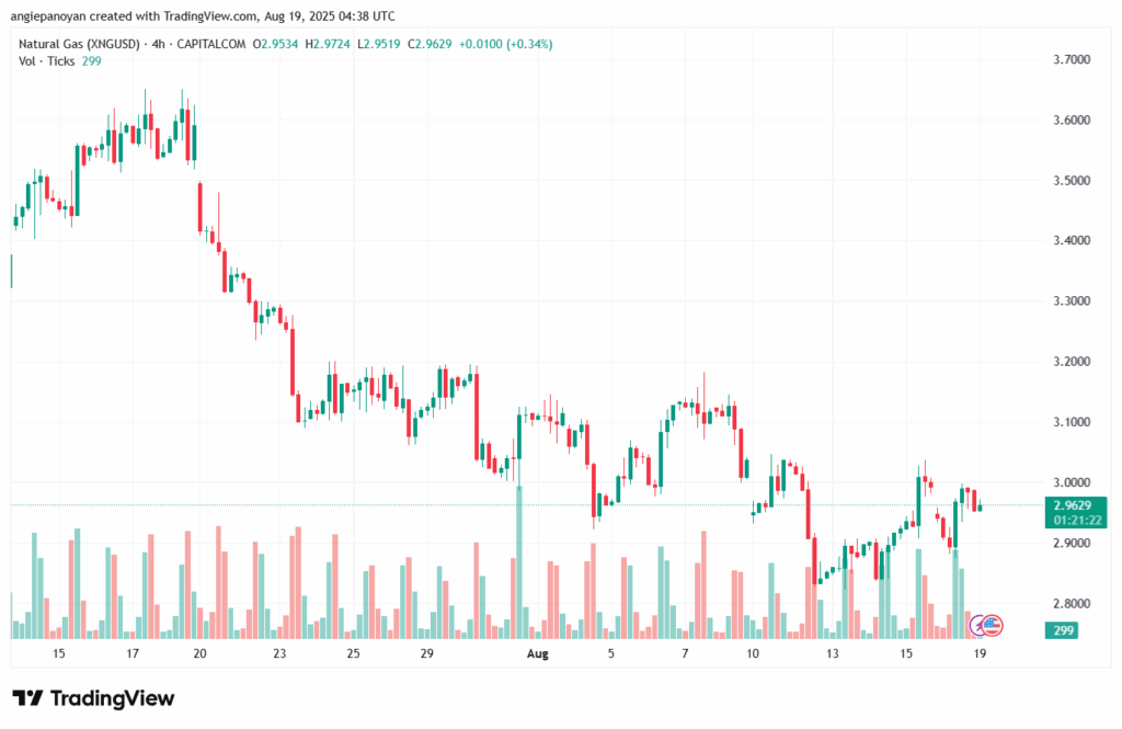 تحليل الغاز الطبيعي NATURAL GAS 19-8-2025