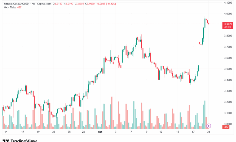 تحليل الغاز الطبيعي NATURAL GAS 21-10-2025