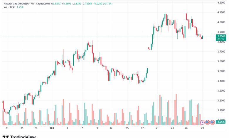 تحليل الغاز الطبيعي NATURAL GAS 29-10-2025