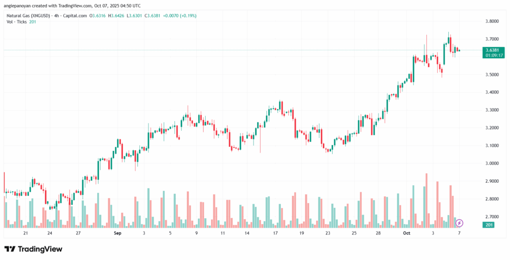 تحليل الغاز الطبيعي NATURAL GAS 7-10-2025