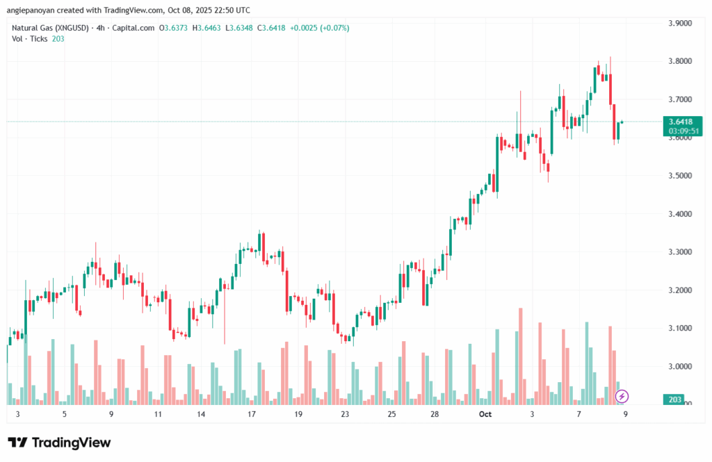 تحليل الغاز الطبيعي NATURAL GAS 9-10-2025