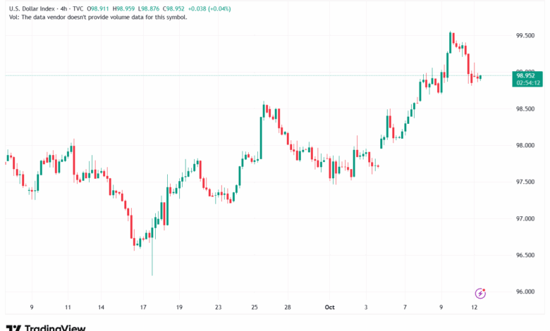 تحليل مؤشر الدولار الامريكي- Dollar Index (DXY)-13102025