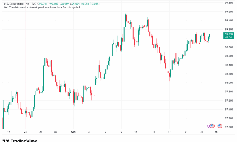 تحليل مؤشر الدولار الامريكي- Dollar Index (DXY)-24102025