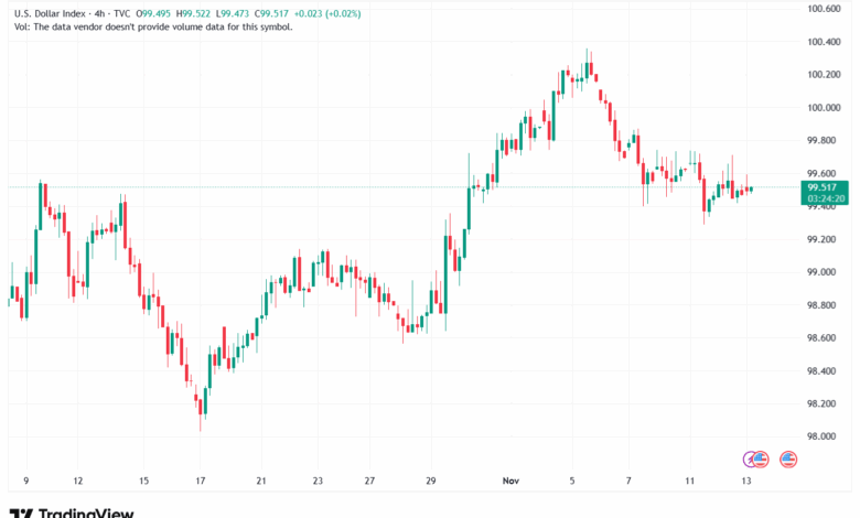 تحليل مؤشر الدولار الامريكي- Dollar Index (DXY)-13/11/2025
