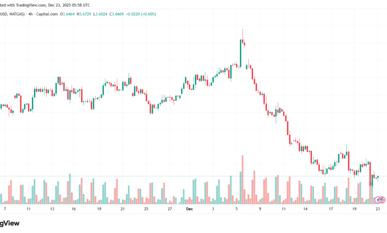 تحليل الغاز الطبيعي NATURAL GAS 23-12-2025