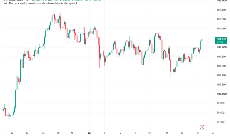 تحليل مؤشر الدولار الامريكي- Dollar Index (DXY)-22/07/2026
