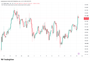 تحليل مؤشر الدولار الامريكي- Dollar Index (DXY)-24/07/2026
