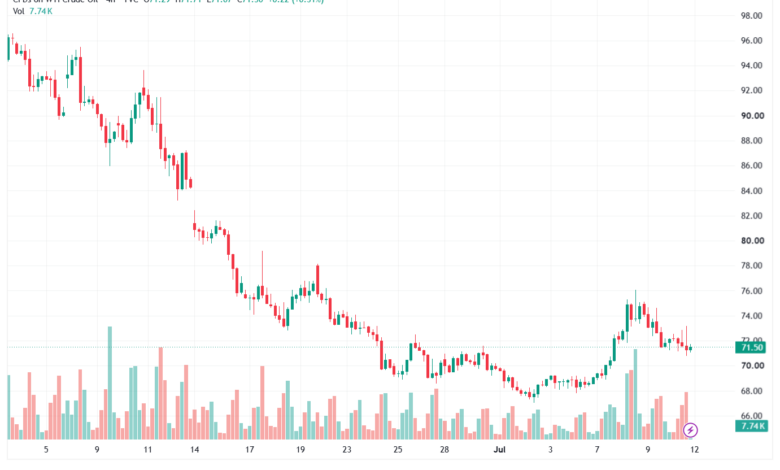 تحليل النفط CRUDE OIL -13-07-2026