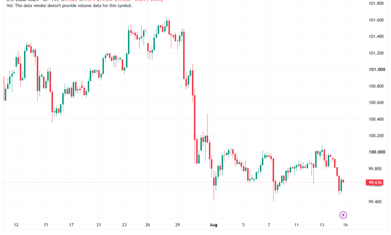 تحليل مؤشر الدولار الامريكي- Dollar Index (DXY)-17/08/2026