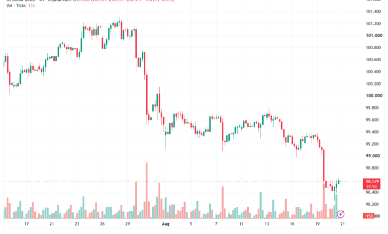 تحليل مؤشر الدولار الامريكي- Dollar Index (DXY)-21/08/2026