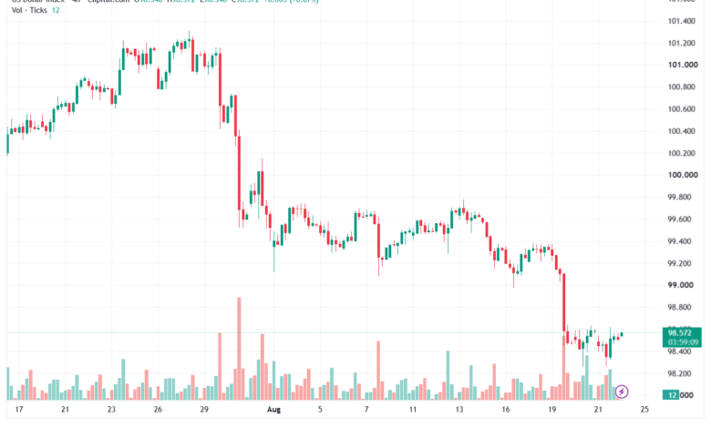 تحليل مؤشر الدولار الامريكي- Dollar Index (DXY)-24/08/2026