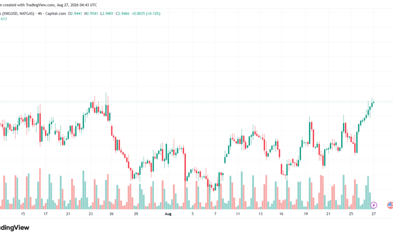 تحليل الغاز الطبيعي NATURAL GAS 27-08-2026
