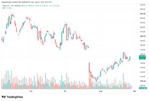 تحليل سهم تسلا الفني TSLA-28-08-2026