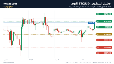 تحليل البتكوين دولار  BTCUSD-18-10-2026