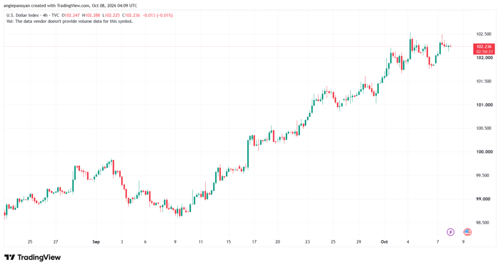 تحليل مؤشر الدولار الامريكي- Dollar Index (DXY)-08/10/2026