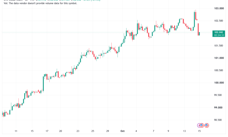 تحليل مؤشر الدولار الامريكي- Dollar Index (DXY)-15/10/2026