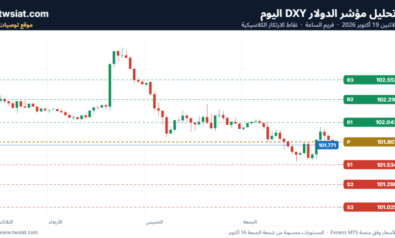 تحليل مؤشر الدولار الامريكي- Dollar Index (DXY)-19/10/2026