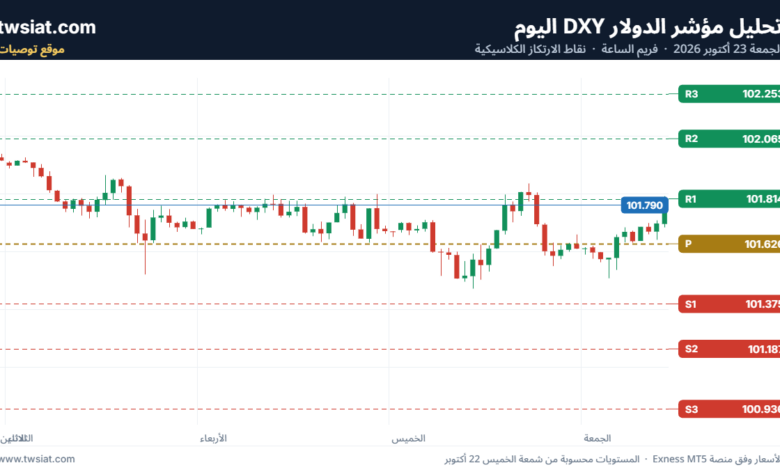تحليل مؤشر الدولار الامريكي- Dollar Index (DXY)-23/10/2026
