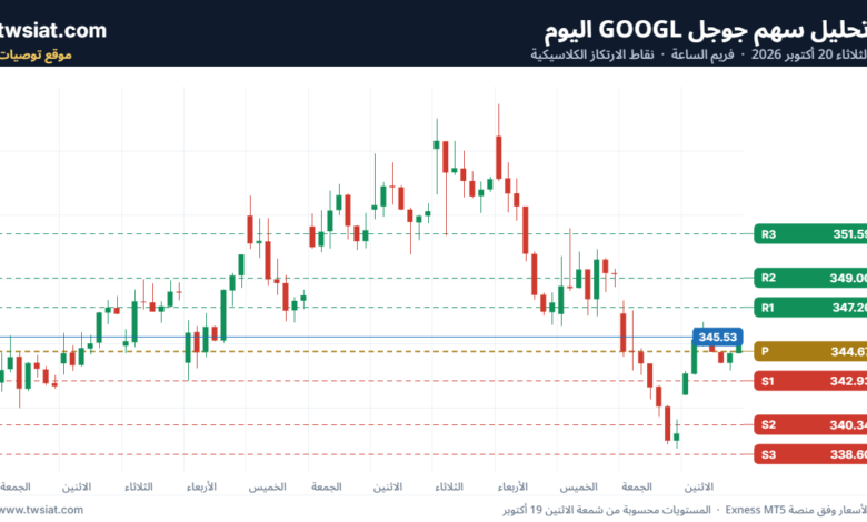 تحليل سهم جوجل الفني Google 20-10-2026