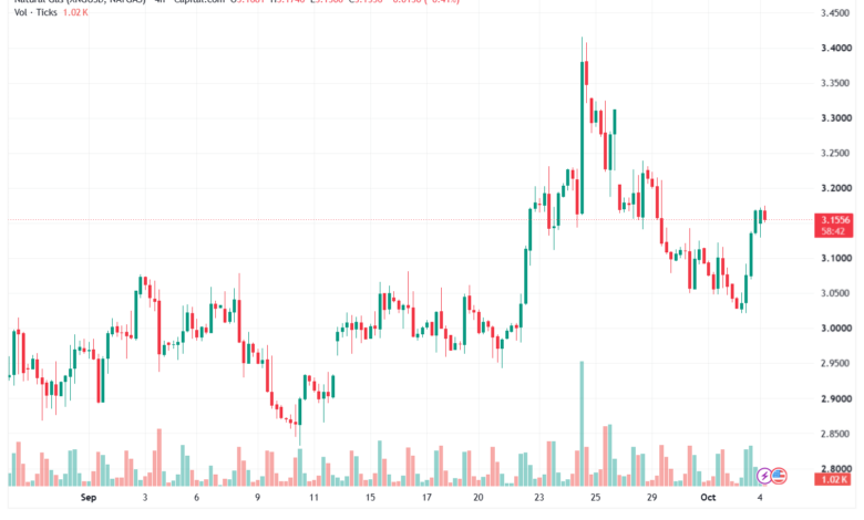 تحليل الغاز الطبيعي NATURAL GAS 05-10-2026