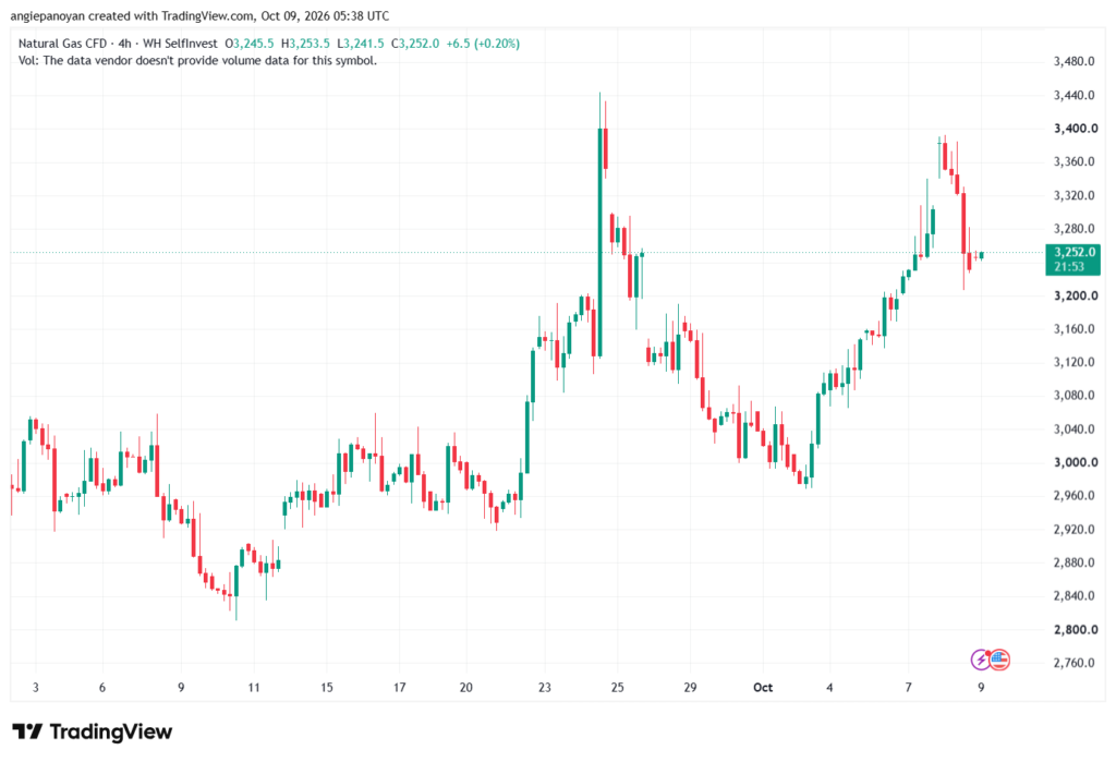 تحليل الغاز الطبيعي NATURAL GAS 09-10-2026