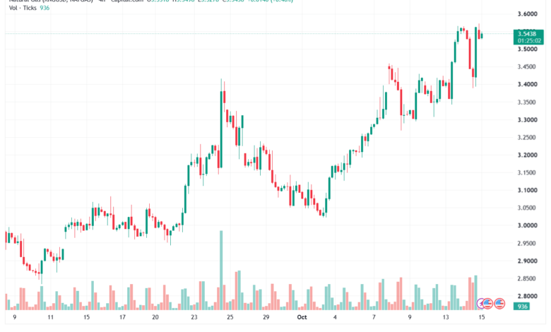 تحليل الغاز الطبيعي NATURAL GAS 15-10-2026