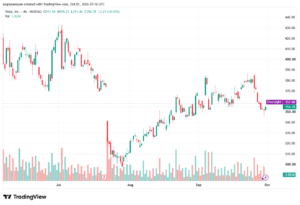 تحليل سهم تسلا الفني TSLA-01-10-2026