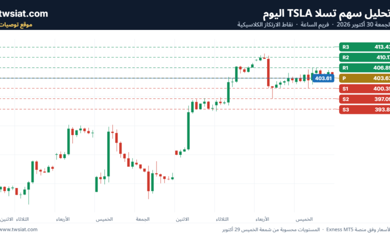 تحليل سهم تسلا TSLA-30-10-2026