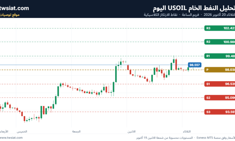 تحليل النفط CRUDE OIL -20-10-2026