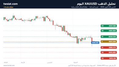 تحليل الذهب XAUUSD اليوم الاثنين 26 أكتوبر 2026