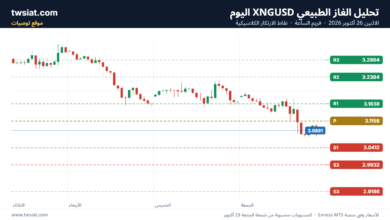 تحليل الغاز الطبيعي NATURAL GAS 26-10-2026